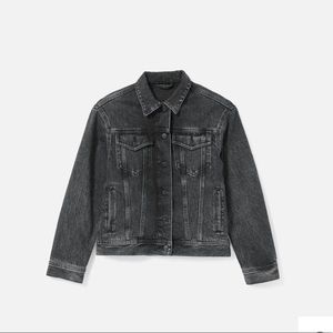 Everlane Denim Jacket // Washed Black // cropped